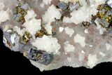 Hematite Quartz, Chalcopyrite, Galena & Dolomite Association #170229-1